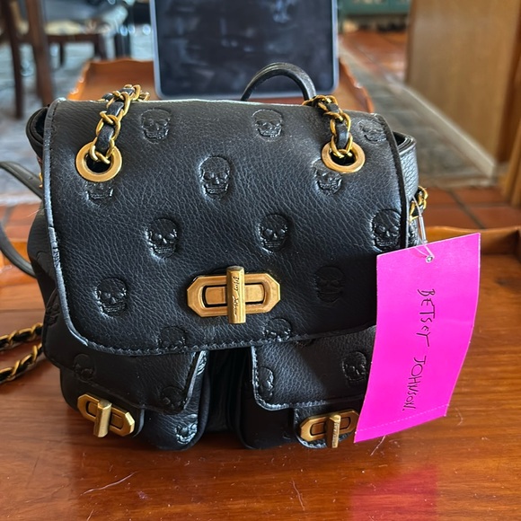 betsey johnson signature studded mini backpack OMG Accessories Kids' Micro in Black at Nordstrom CLEAR BACKPACK DOTS is your back Betsey Johnson Studded Embellished Rose